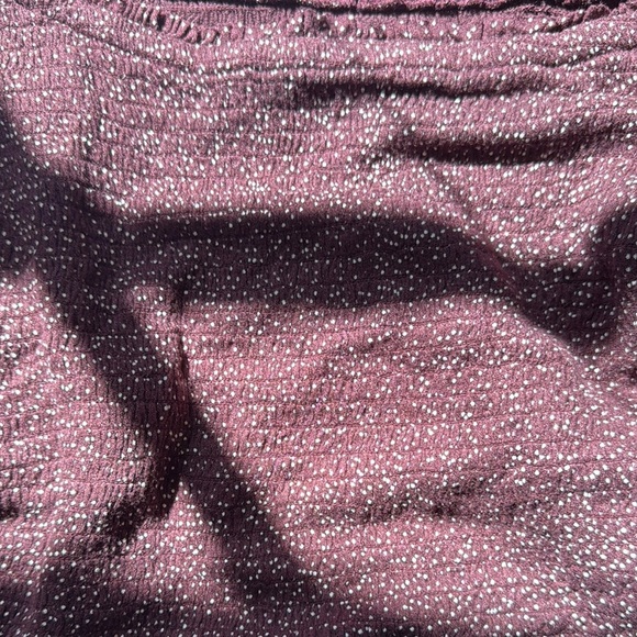 Women's Polka Dot Long Sleeve Top - Picture 6 of 6